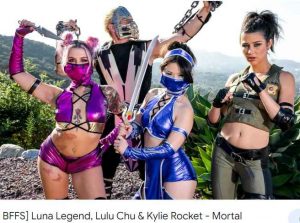 Luna Legend,Lulu Chu,Kylie Rocket แต่งตัวบ้าเกมส์จนโดนเย็ดก่อนงานเริ่ม